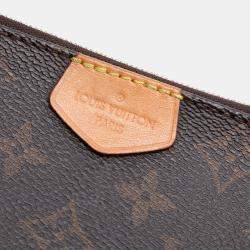 مملوكة مسبقًا Louis Vuitton Brown Monogram Multi Pochette Accessoires