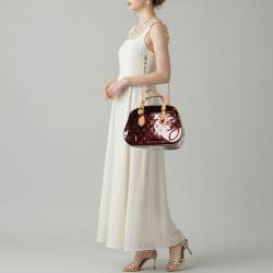 مملوكة مسبقًا Louis Vuitton Summit Drive Amarante Monogram Vernis Bag