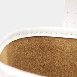 مملوكة مسبقًا حقيبة كتف لوي فيتون مونوجرام نانو جلد بني وأبيض