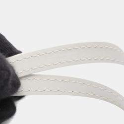 مملوكة مسبقًا حقيبة كتف لوي فيتون مونوجرام نانو جلد بني وأبيض