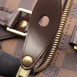 Pre Owned حقيبة لوي فيتون سبيدي 30 دامييه إيبن قماش معالج بمقبض علوي