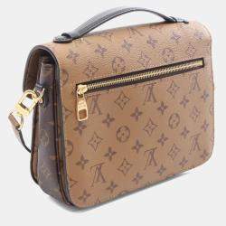 مملوكة مسبقًا حقيبة لويس فيتون بوشيت ميتيس "إم إم" كانفاس أحادي مرسوم عكسي كروس بودي
