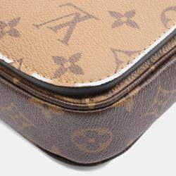 مملوكة مسبقًا حقيبة لويس فيتون بوشيت ميتيس "إم إم" كانفاس أحادي مرسوم عكسي كروس بودي