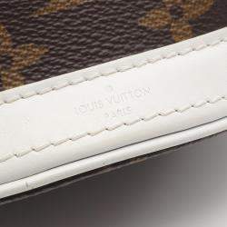 مملوكة مسبقًا Louis Vuitton Monogram Nano Brown White Canvas Shoulder Bag