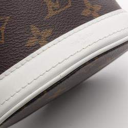 مملوكة مسبقًا Louis Vuitton Monogram Nano Brown White Canvas Shoulder Bag