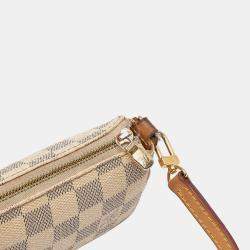 Pre Owned Louis Vuitton White Damier Azur Eva