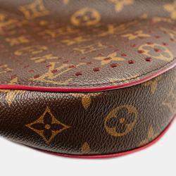 مملوكة مسبقًا حقيبة كلتش لوي فيتون فلور مونوغرام بني