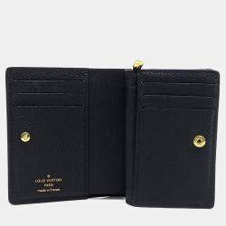 مملوكة مسبقًا محفظة لوي فيتون كومباكت جلد أمبرينت أسود متوسط الحجم