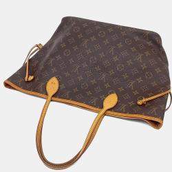 Pre Owned حقيبة لويس فيتون مونوغرام بني بي في سي متوسطة الحجم نيڤرفول