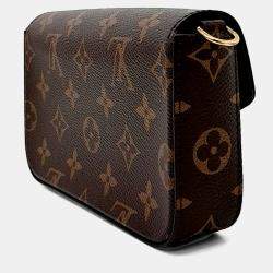 مملوكة مسبقًا Louis Vuitton Brown PVC Felicie Strap & Go