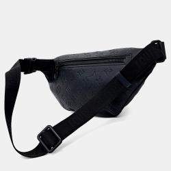 مملوكة مسبقًا حقيبة خصر لويس فيتون ديسكفري جلد سوداء