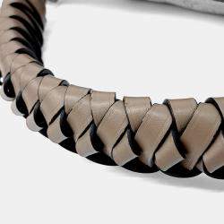 Pre Owned Louis Vuitton Beige Leather Mahina Beaubourg Hobo MM