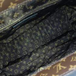 مملوكة مسبقًا جاكيت لويس فيتون مخمل ومعزول قماش بني وأسود حجم متوسط