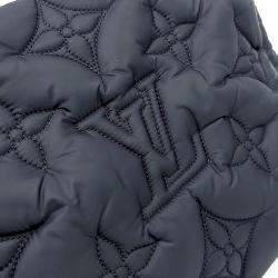 مملوكة مسبقًا جاكيت لويس فيتون مخمل ومعزول قماش بني وأسود حجم متوسط