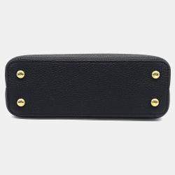 مملوكة مسبقًا Louis Vuitton Black Leather My Capucines