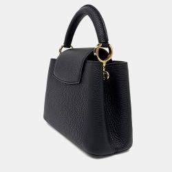 مملوكة مسبقًا Louis Vuitton Black Leather My Capucines