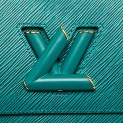 Pre Owned حقيبة لوي فيتون تويست سلسلة جلد إبي بلون وردي باليرين MM