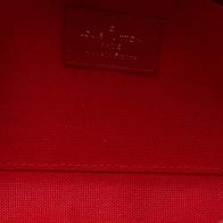 Pre Owned Louis Vuitton Pochette Felicie Damier Ebene Canvas Clutch