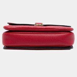 مملوكة مسبقًا Louis Vuitton Red Monogram Empreinte Pochette Metis