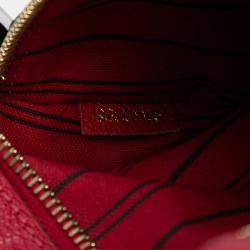 مملوكة مسبقًا Louis Vuitton Red Monogram Empreinte Pochette Metis