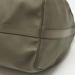 مملوكة مسبقًا Louis Vuitton Keepall Bandoulière 50 Kaki Leather Bag