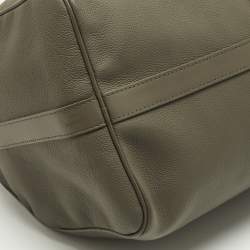 مملوكة مسبقًا Louis Vuitton Keepall Bandoulière 50 Kaki Leather Bag