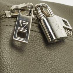 مملوكة مسبقًا Louis Vuitton Keepall Bandoulière 50 Kaki Leather Bag