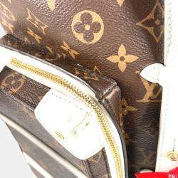 Pre Owned Louis Vuitton Monogram Christopher Soft Trunk Backpack Canvas And Leather Brown