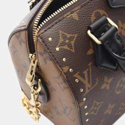 مملوكة مسبقًا {"name": "Louis Vuitton Speedy Trunk 20 Handbag Coated Canvas And Leather Monogram Brown Black", "name_ar": "حقيبة لوي فيتون سبيدي ترانك 20 قماش مغلف وجلد مونوغرام بني أسود"}