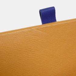 Pre Owned حقيبة كلتش لويس فيتون شوبير جلد عجل أزرق/أصفر