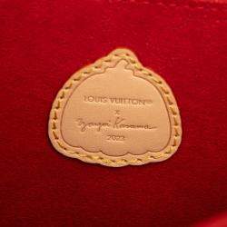 Pre Owned حقيبة يد/كتف بسلسلة لويس فويتون × يايوي كوساما مونوغرام ساك دوفين بحجم متوسط جلد بألوان متعددة بني