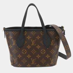 مملوكة مسبقًا حقيبة يد/كتف لوي فيتون نيفرفول مونوجرام إنسايد آوت بي بي 2-واي نوير