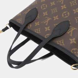 مملوكة مسبقًا حقيبة يد/كتف لوي فيتون نيفرفول مونوجرام إنسايد آوت بي بي 2-واي نوير