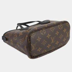 مملوكة مسبقًا حقيبة يد/كتف لوي فيتون نيفرفول مونوجرام إنسايد آوت بي بي 2-واي نوير