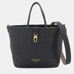 مملوكة مسبقًا حقيبة يد/كتف لوي فيتون نيفرفول مونوجرام إنسايد آوت بي بي 2-واي نوير