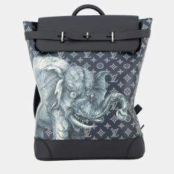 مملوكة مسبقًا Louis Vuitton Monogram Savannah Steamer Backpack Navy