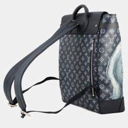 مملوكة مسبقًا Louis Vuitton Monogram Savannah Steamer Backpack Navy