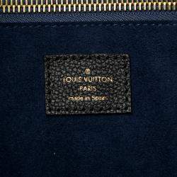 Pre Owned Louis Vuitton Monogram Empreinte Neverfull Mm Tote Bag/Shoulder Bag Noir Black Leather