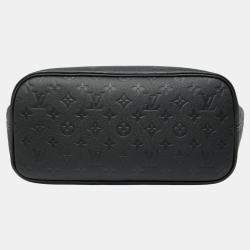 Pre Owned Louis Vuitton Monogram Empreinte Neverfull Mm Tote Bag/Shoulder Bag Noir Black Leather