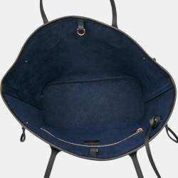 Pre Owned Louis Vuitton Monogram Empreinte Neverfull Mm Tote Bag/Shoulder Bag Noir Black Leather