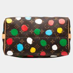 مملوكة مسبقًا حقيبة لوي فيتون ويايوي كوساما مونوجرام سبيدي بانوليير 25 يد/كتف متعددة الألوان من الجلد البني