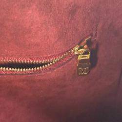 Pre Owned حقيبة يد/حقيبة بوسطن لويس فويتون سبيدي باندولير 25 في الجلد الأسود منقوشة بالأنماط