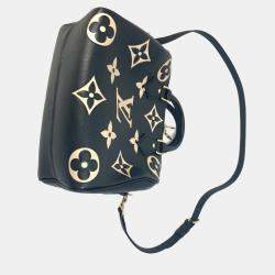 Pre Owned حقيبة يد/حقيبة بوسطن لويس فويتون سبيدي باندولير 25 في الجلد الأسود منقوشة بالأنماط