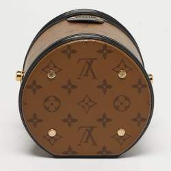 Pre Owned Louis Vuitton Cannes Black Monogram Reverse Canvas Bag