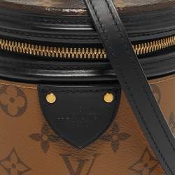 Pre Owned Louis Vuitton Cannes Black Monogram Reverse Canvas Bag