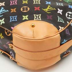 مملوكة مسبقًا Louis Vuitton Greta Black Monogram Multicolore Canvas Bag