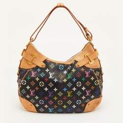 مملوكة مسبقًا Louis Vuitton Greta Black Monogram Multicolore Canvas Bag
