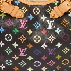 مملوكة مسبقًا Louis Vuitton Greta Black Monogram Multicolore Canvas Bag