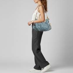 Pre Owned حقيبة لويس فيتون نيو كابي مونوغرام أزرق MM دينم