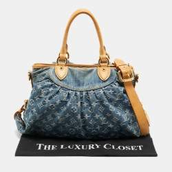 Pre Owned حقيبة لويس فيتون نيو كابي مونوغرام أزرق MM دينم